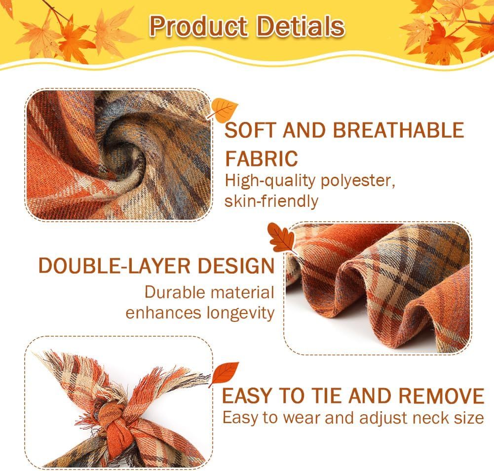 Wild-Life™: Fall Doggy Bandanas