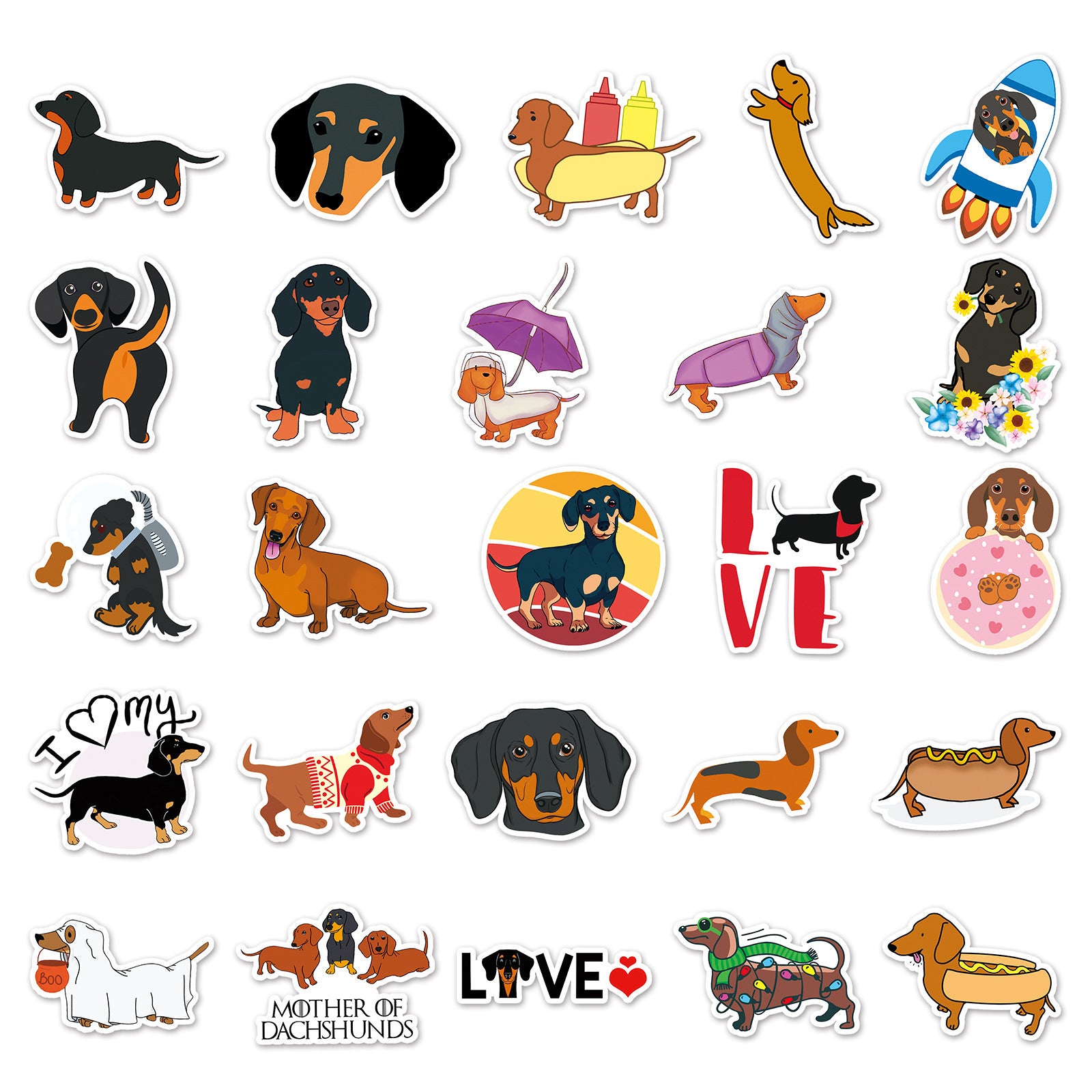 Wild-Life™: Sausage Doggy Sticker Pack