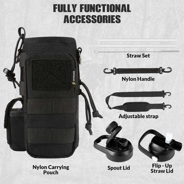 Wild-Life™: Tactical Water Bottle-32 Oz