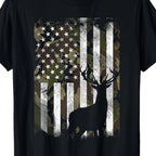 Wild-Life™: Buck-Wild Camo Flag Tee