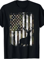 Wild-Life™: Buck-Wild Camo Flag Tee