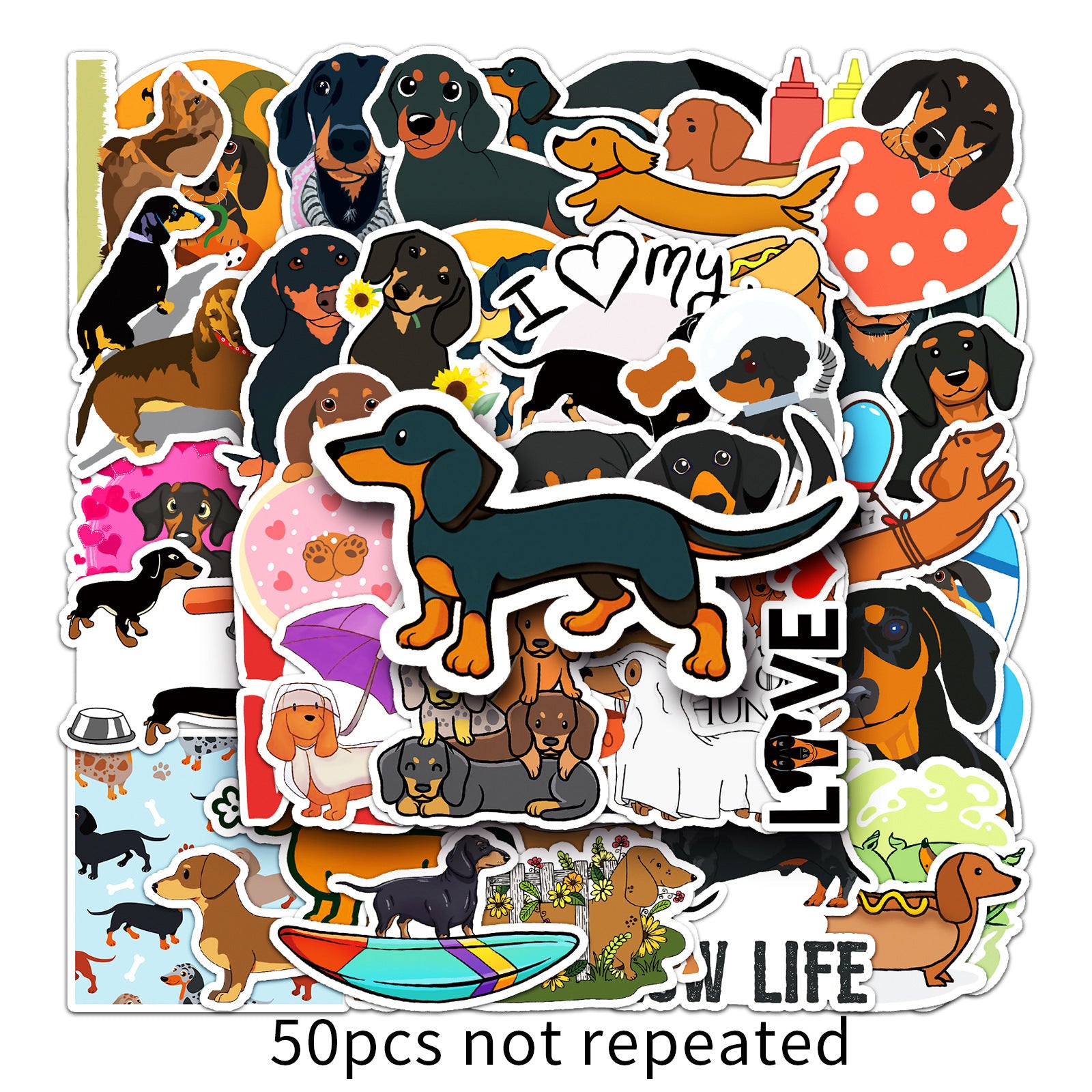 Wild-Life™: Sausage Doggy Sticker Pack
