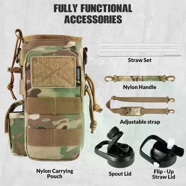 Wild-Life™: Tactical Water Bottle-32 Oz